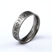 Load image into Gallery viewer, Elder Futhark Runes Ring