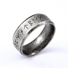 Load image into Gallery viewer, Elder Futhark Runes Ring
