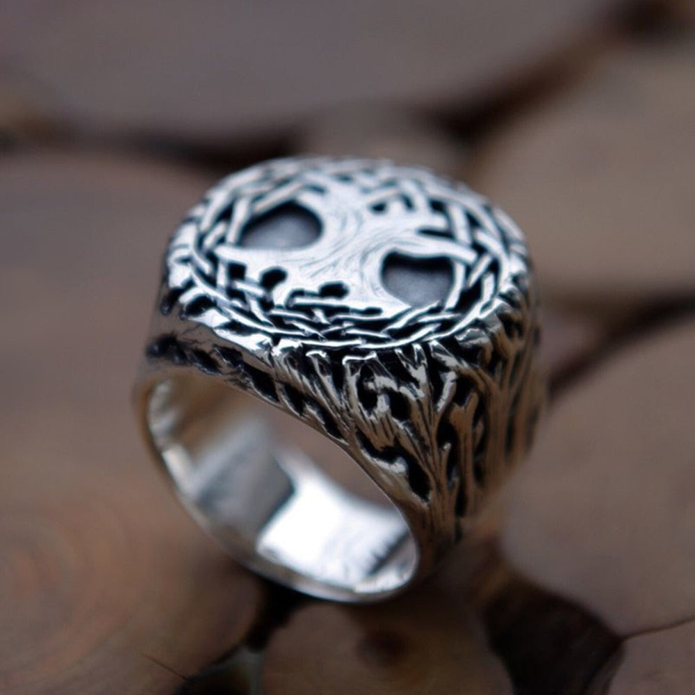 Yggdrasil Amulet Signet Ring