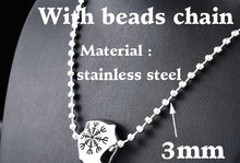 Load image into Gallery viewer, Aegishjalmur Raven Head Necklace
