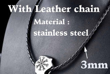 Load image into Gallery viewer, Aegishjalmur Raven Head Necklace
